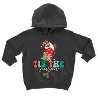 Tis The Season Christmas Vibes And Hot Cocoa Family Pajamas Toddler Hoodie | Artistshot