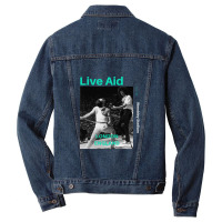 Live Aid At Wembley Essential 1 Men Denim Jacket | Artistshot