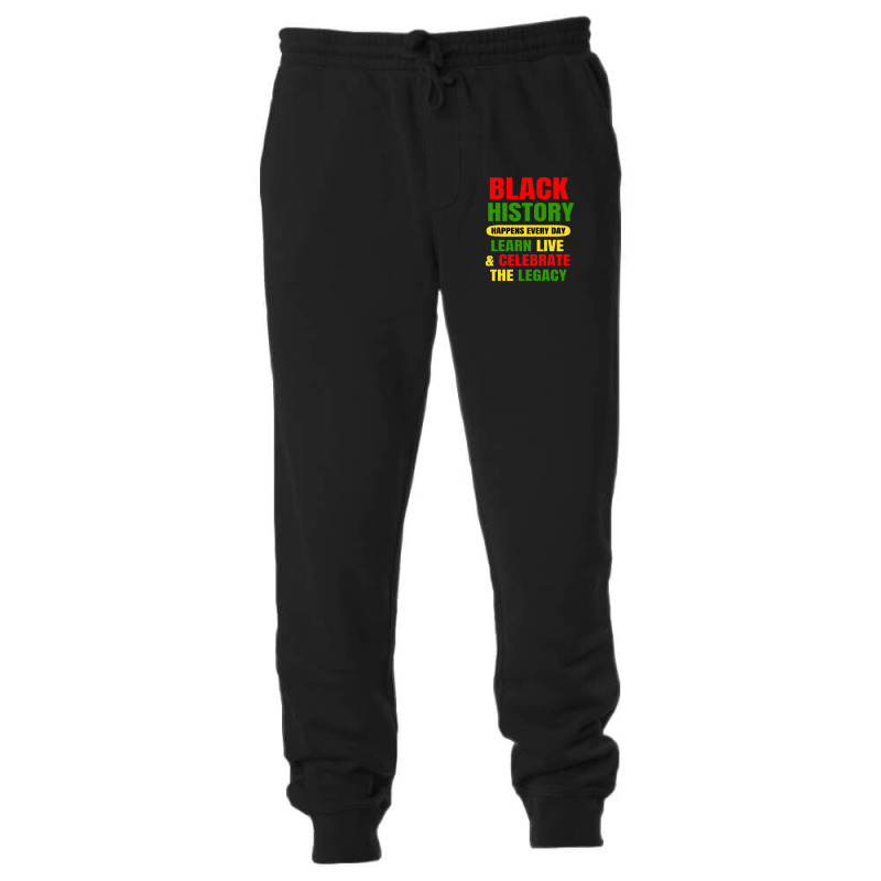 Black History Happens Every Day Black History Month Unisex Unisex Jogger | Artistshot