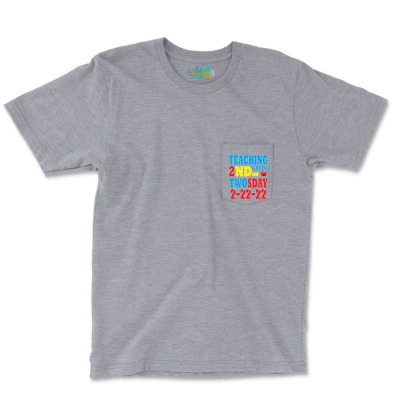 Funny Twosday Text Design Pocket T-shirt Designed By Fga Apparel