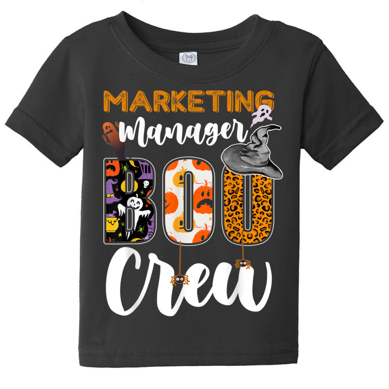 Marketing Manager Boo Crew Halloween Matching Marketer Baby Tee by August | Artistshot