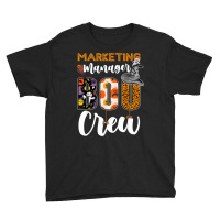 Marketing Manager Boo Crew Halloween Matching Marketer Youth Tee | Artistshot