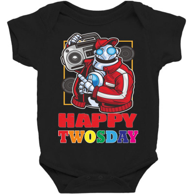 Funny Twosday Music Lover Baby Bodysuit Designed By Fga Apparel