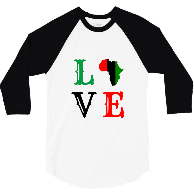 Black History Month 2022 Africa Women Men Boys Girls Love 3/4 Sleeve Shirt | Artistshot