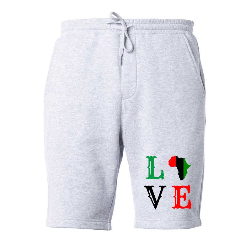 Black History Month 2022 Africa Women Men Boys Girls Love Fleece Short | Artistshot