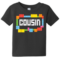 Master Builder Cousin Bricks Blocks Building Family Set Baby Tee | Artistshot