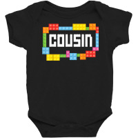 Master Builder Cousin Bricks Blocks Building Family Set Baby Bodysuit | Artistshot