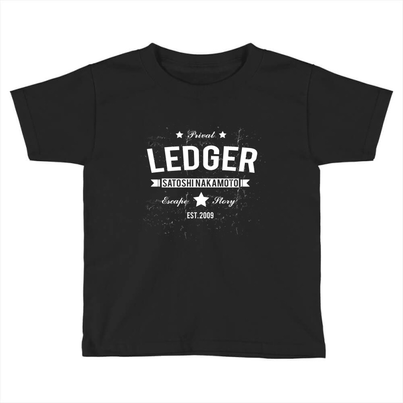 Private Ledger Blockchain Satoshi Btc Design Toddler T-shirt by hatanoreiya | Artistshot