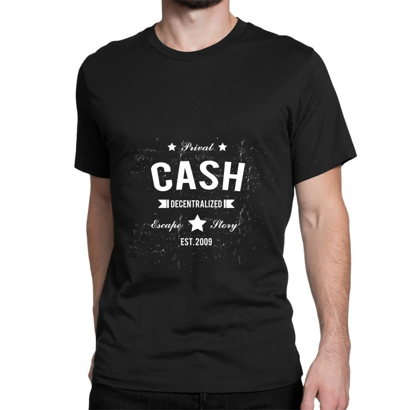 Private Ledger Blockchain Satoshi Btc Design Classic T-shirt by hatanoreiya | Artistshot