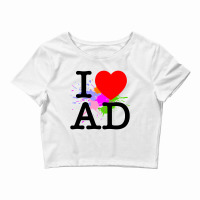 I Heart Ad (andorra) Crop Top | Artistshot