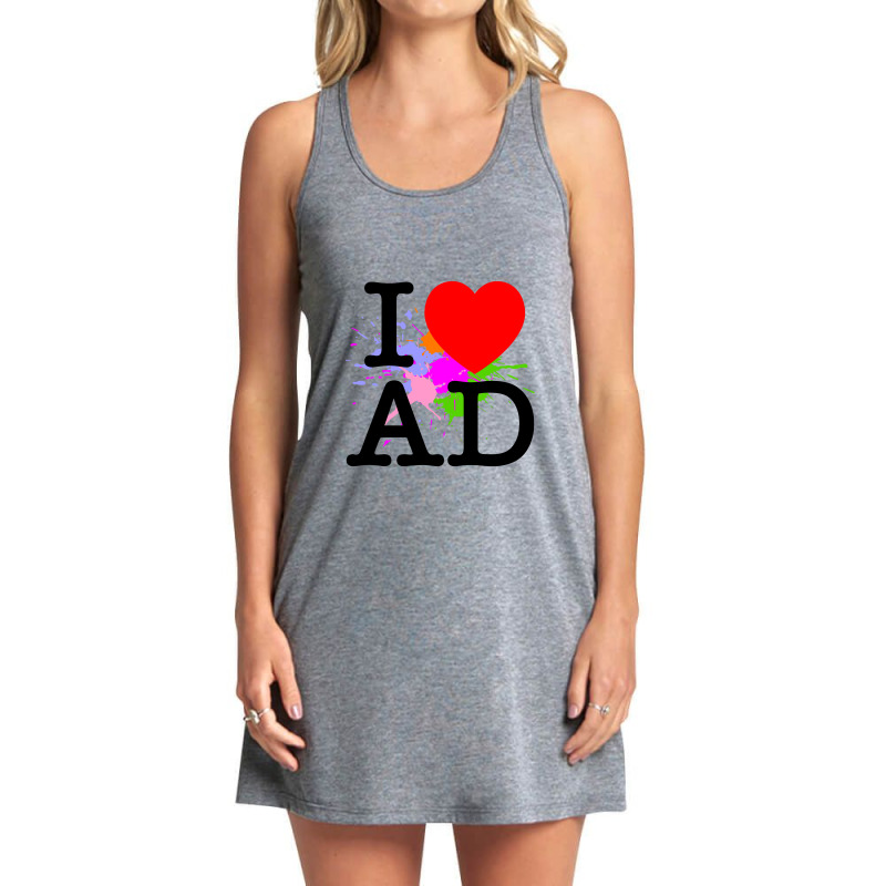 I Heart Ad (andorra) Tank Dress | Artistshot