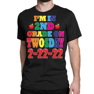 Funny Twosday Text Classic T-shirt Designed By Fga Apparel