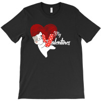 My Cat Is My Valentines T-shirt | Artistshot