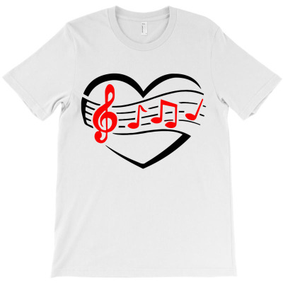 Music Notes T-shirt Designed By Ayunda