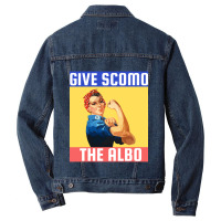 Give Scomo The Albo Men Denim Jacket | Artistshot