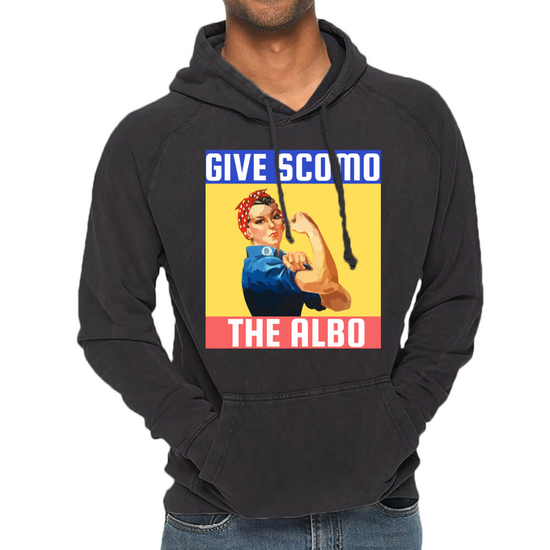 Give Scomo The Albo Vintage Hoodie by cm-arts | Artistshot