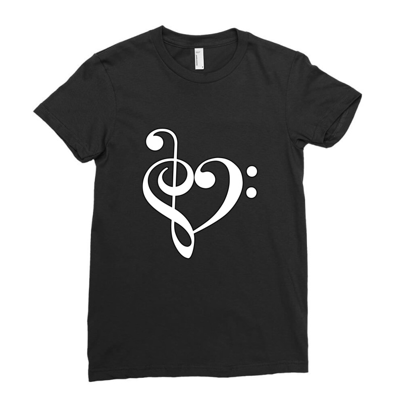 Music Notes Classic Ladies Fitted T-Shirt by ErnestRandall | Artistshot