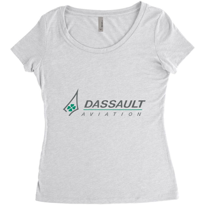 Dassault Aviation Women's Triblend Scoop T-shirt by cm-arts | Artistshot