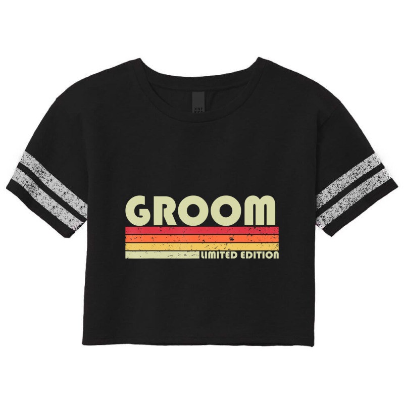 Groom Job Title Profession Birthday Worker Scorecard Crop Tee by cm-arts | Artistshot