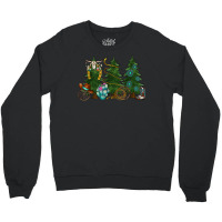 Boho Bull Skull Cowboy Boots Western Christmas Tree Gemstone Crewneck Sweatshirt | Artistshot