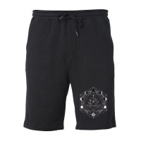 Black Lotus Moon Flower Phases Yoga Fleece Short | Artistshot