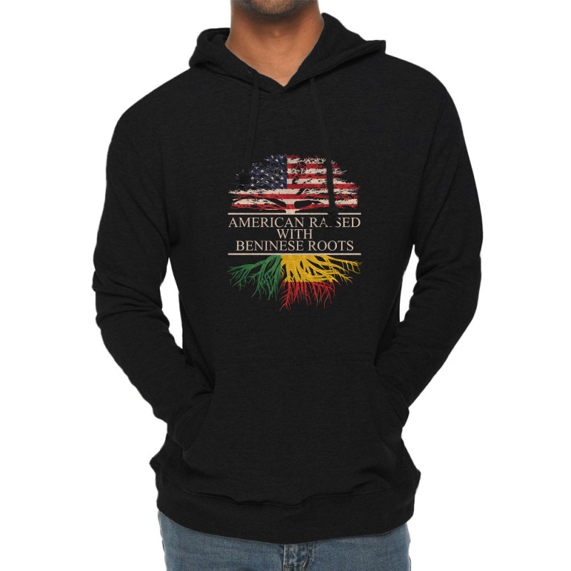 American Raised With Beninese Roots Lightweight Hoodie by RichardLopez | Artistshot