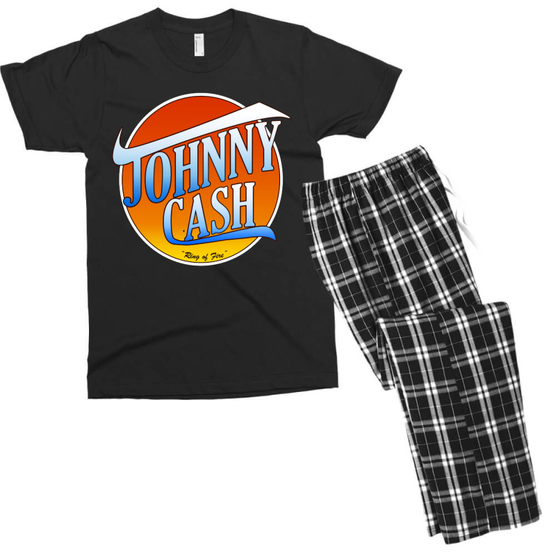 Johnny Ring Of Fire Cash Men's T-shirt Pajama Set | Artistshot