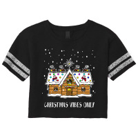 Christmas Vibes Only Shirt Funny Santa Christmas Tshirt Boy Girl Holid Scorecard Crop Tee | Artistshot