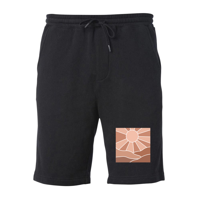 Aesthetic Browny Sun Fleece Short | Artistshot