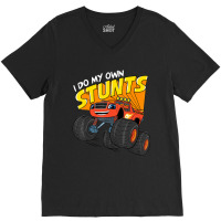 Blaze & The Monster Machines Blaze (i Do My Own Stunts) V-neck Tee | Artistshot