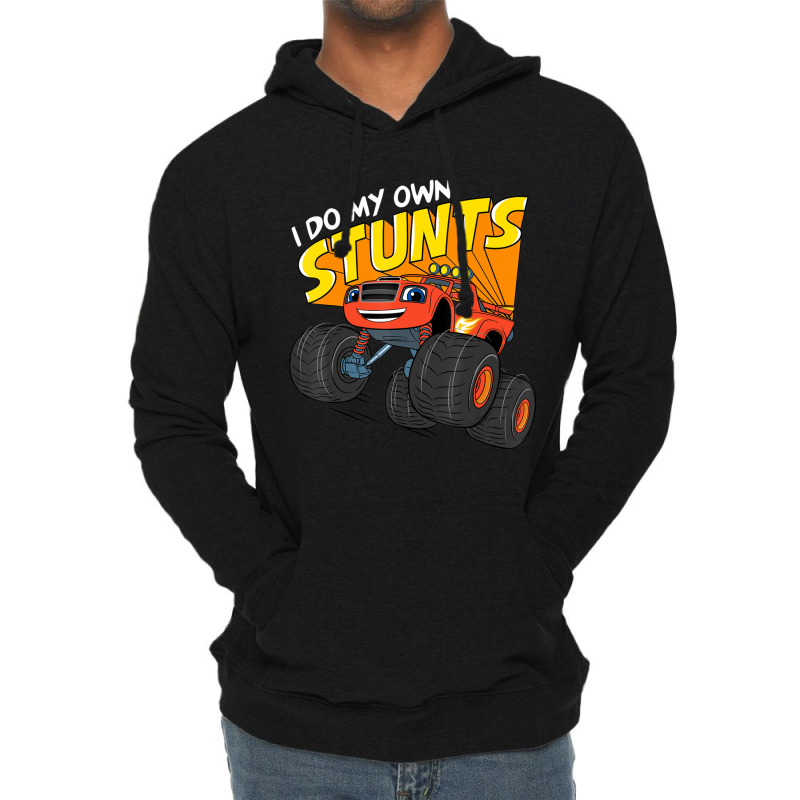 Blaze & The Monster Machines Blaze (i Do My Own Stunts) Lightweight Hoodie | Artistshot