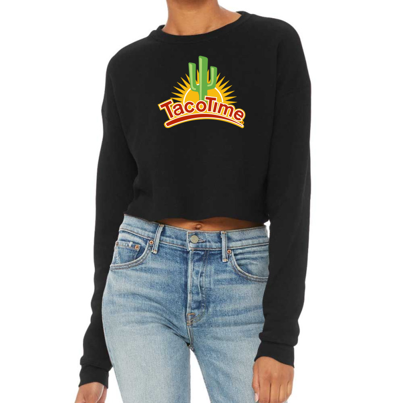 Tacotime Resto Cropped Sweater by KaylaBolton | Artistshot