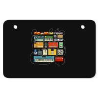 Synthesizer And Drum Machine For Electronic Musician Atv License Plate | Artistshot