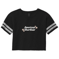 American Shorthair Cat Breed Scorecard Crop Tee | Artistshot