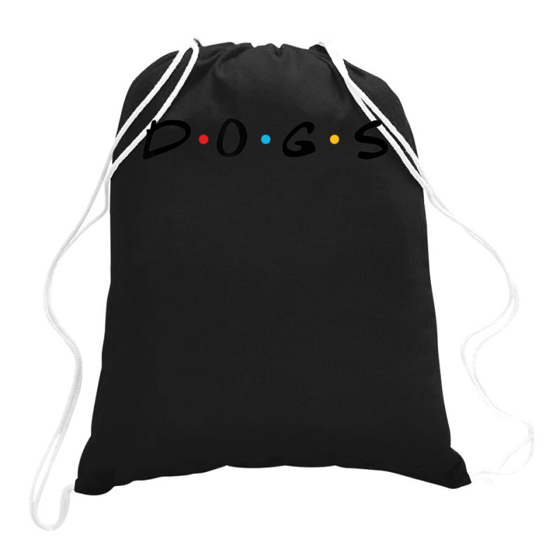 Dogs Friends Tv Show Themed Drawstring Bags | Artistshot