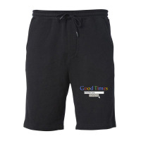 Good Times Chamber Pop Fleece Short | Artistshot