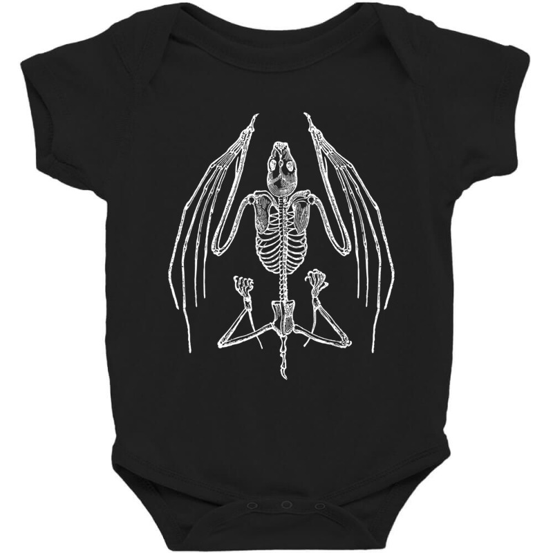 Vampire Blood Feeder Bat Skeleton Baby Bodysuit by cm-arts | Artistshot