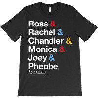 Friends All The Friends Name Stack T-shirt | Artistshot