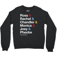 Friends All The Friends Name Stack Crewneck Sweatshirt | Artistshot