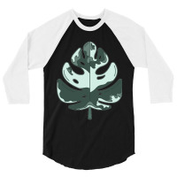 Monstera Deliciosa Albo 3/4 Sleeve Shirt | Artistshot