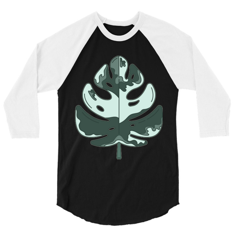 Monstera Deliciosa Albo 3/4 Sleeve Shirt | Artistshot