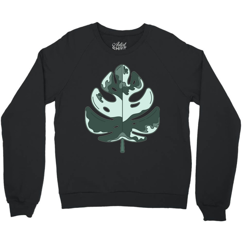 Monstera Deliciosa Albo Crewneck Sweatshirt | Artistshot