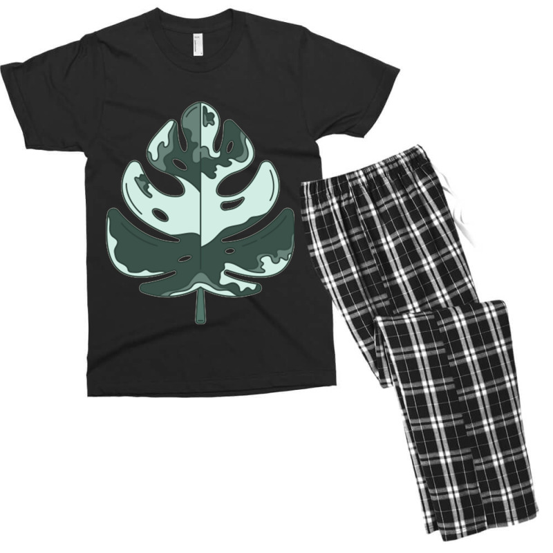 Monstera Deliciosa Albo Men's T-shirt Pajama Set | Artistshot