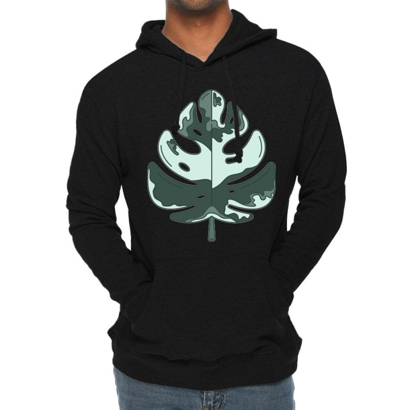 Monstera Deliciosa Albo Lightweight Hoodie | Artistshot