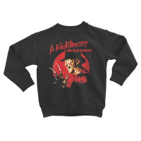 Womens A Nightmare On Elm Street Freddy Circle V-neck Toddler Sweatshirt | Artistshot