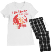 Womens A Nightmare On Elm Street Freddy Circle V-neck Women's Pajamas Set | Artistshot