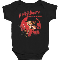 Womens A Nightmare On Elm Street Freddy Circle V-neck Baby Bodysuit | Artistshot