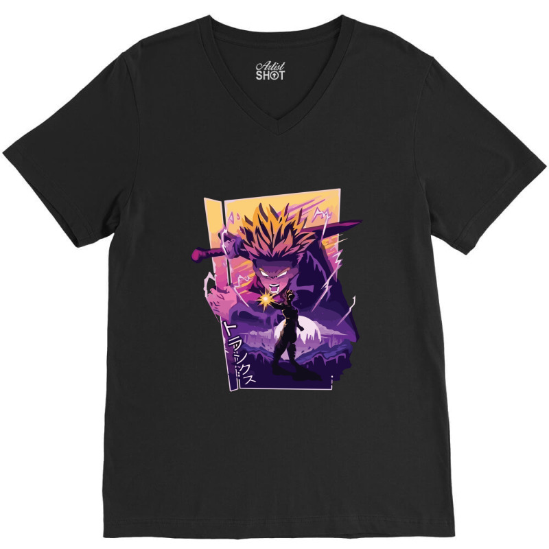 Dbz Trunks V-Neck Tee by RoyceGlenn | Artistshot