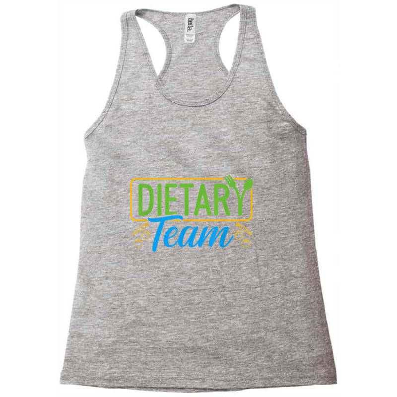 Dietary Team Registered Dietitian Dietary Aide Rd Dietician Racerback Tank by dirije | Artistshot