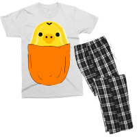 Pocket Rilakkuma Kiiroitori San Men's T-shirt Pajama Set | Artistshot